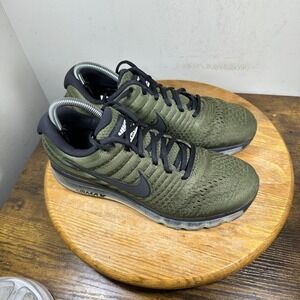 Nike Air Max 2017 Mens Running Shoes Cargo Khaki Black 849559-302 Size 8